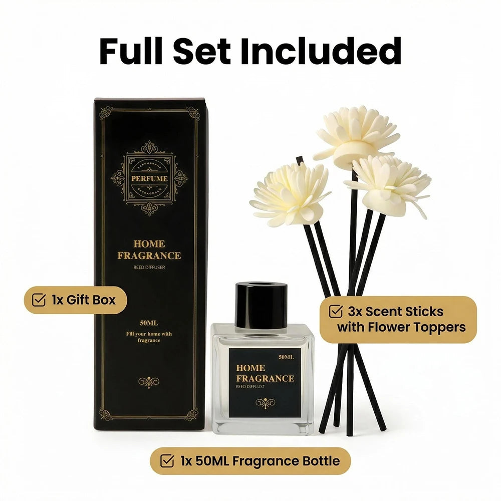Serenity Natural Reed Diffuser Set